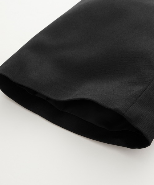 SERACE（セラス）の「【SERACE】Loose silhouette short sleeve double tailored jacket / ルーズシルエット半袖ダブルテーラードジャケット（テーラードジャケット・メンズ・ブラック/チャコールグレー/ライトグレー/グレー系/ブラック系・L/M/S）」の10枚目の写真