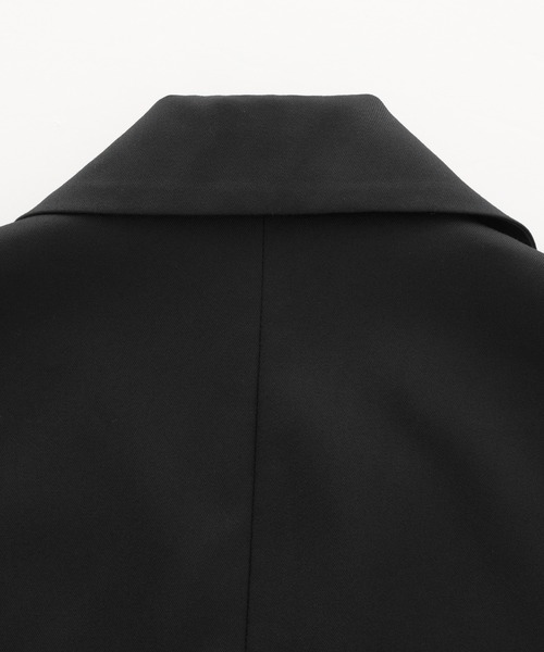 SERACE】Loose silhouette short sleeve double tailored jacket