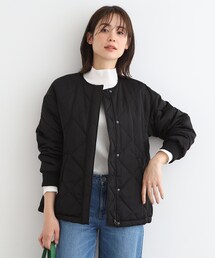 INDIVI | 【トレンド／中綿】キルティングブルゾンコート(その他アウター)