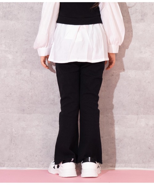 ANAP kids（アナップキッズ）の「ストレッチフレアパンツ（その他パンツ・キッズ・ライトブルー/ブラック・110cm/130cm/120cm）」の20枚目の写真