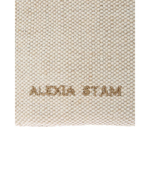 ALEXIA STAM（アリシアスタン）の「Boat Shape Small Pouch/ [S] 麻混ポーチ（ポーチ・レディース・ベージュ・FREE）」の9枚目の写真