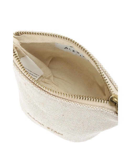 ALEXIA STAM（アリシアスタン）の「Boat Shape Small Pouch/ [S] 麻混ポーチ（ポーチ・レディース・ベージュ・FREE）」の11枚目の写真
