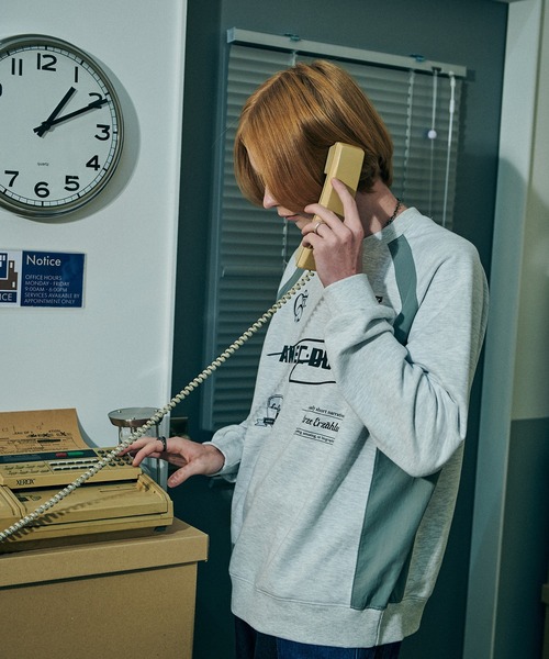 CPGN STUDIO（コンパーニョ）の「アネクドート ラグラン スウェットシャツ（スウェット・メンズ・ホワイト/ブラック・L/M）」の15枚目の写真