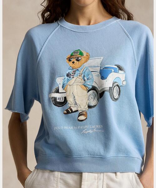美品　ポロラルフローレン　ポロベア　ショートスリーブ　スウェットシャツ　半袖 POLO RALPH LAUREN（ポロ ラルフ ローレン）の「Polo ベア フリース