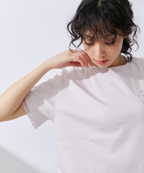 NERGY(ナージー)の「クロップドTシャツ(Tシャツ/カットソー・レディース・キナリ/スミクロ/ピンク・FREE)」の15枚目の写真