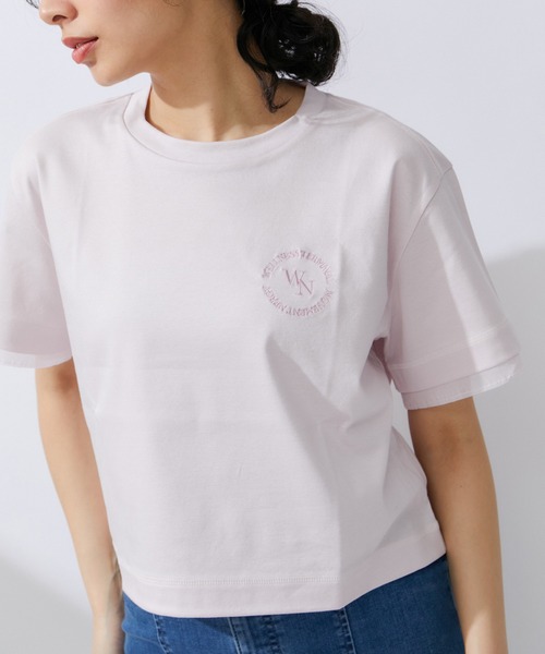 NERGY(ナージー)の「クロップドTシャツ(Tシャツ/カットソー・レディース・キナリ/スミクロ/ピンク・FREE)」の17枚目の写真
