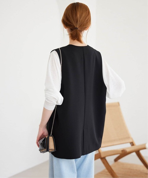 SLOBE IENA(スローブイエナ)の「《追加》スラブネップ天竺プルオーバー(Tシャツ/カットソー・レディース・ネイビー/ホワイト/ピンク系その他・FREE)」の21枚目の写真