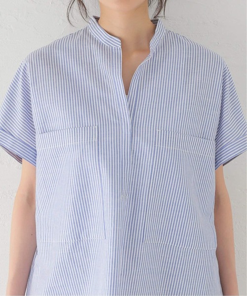 JOURNAL STANDARD(ジャーナルスタンダード)の「《追加》ハードマンズリネンコットンフレンチスリーブスキッパーシャツ(シャツ/ブラウス・レディース・ホワイト/ライトブルー/ネイビー・FREE)」の22枚目の写真