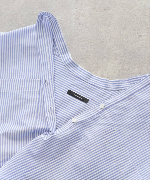JOURNAL STANDARD(ジャーナルスタンダード)の「《追加》ハードマンズリネンコットンフレンチスリーブスキッパーシャツ(シャツ/ブラウス・レディース・ホワイト/ライトブルー/ネイビー・FREE)」の13枚目の写真