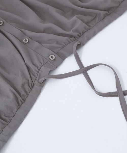 somari imagination（ソマリ イマジネーション）の「『シャーリングシアーカットソーカーディガン』（カーディガン/ボレロ・レディース・チャコール/ライトブルー・FREE）」の21枚目の写真