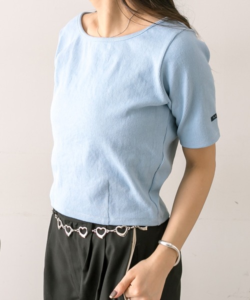 mystic（ミスティック）の「【5色展開】[mline]ちび半袖Tシャツ