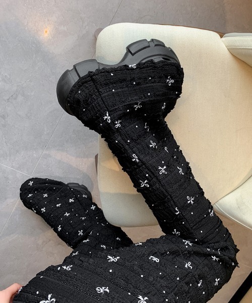 N.s(エヌドットエス)の「リボンデザインティアードフリルパンツ(その他パンツ・レディース・ブラック/ベージュ・S/M/L)」の13枚目の写真