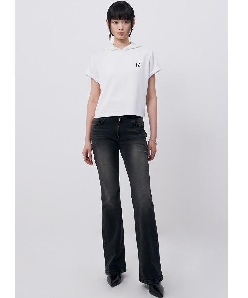 tシャツ WOOALONG／リブロンT レディース WOOALONG(ウアロン) Tシャツ・カットソー(レディース) - 海外