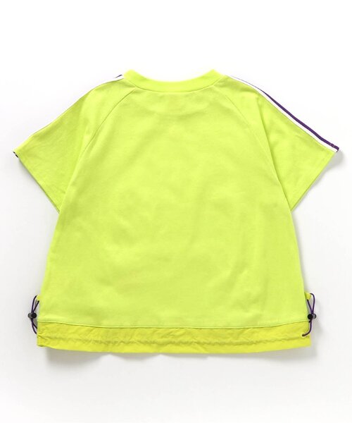 BREEZE(ブリーズ)の「裾絞りネオンTシャツ_一部WEB限定サイズ(Tシャツ/カットソー・キッズ・ブルー/ライム・150/140/130/120/110/100/90/80)」の8枚目の写真