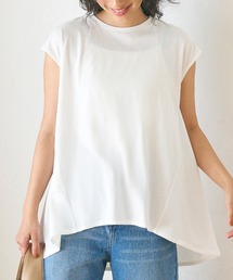 【WEB限定セール】バックギャザーチュニックTシャツ