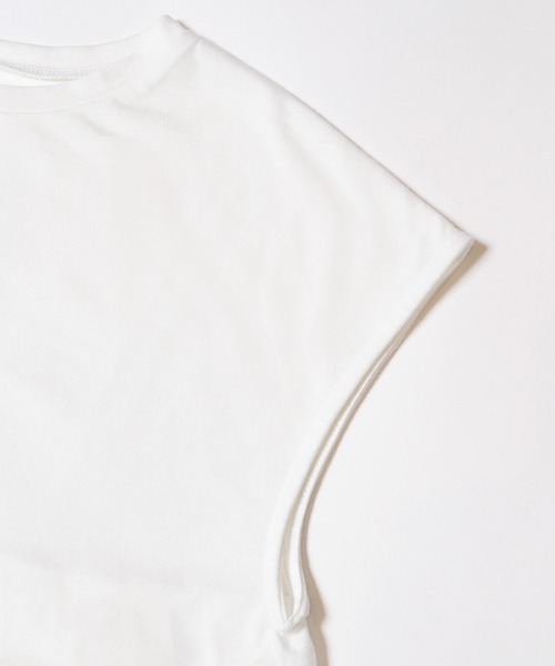 coca（coca）（コカ）の「【WEB限定セール】バックギャザーチュニックTシャツ（Tシャツ/カットソー・レディース・ブラック/ホワイト・M/L）」の8枚目の写真