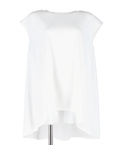 coca（coca）（コカ）の「【WEB限定セール】バックギャザーチュニックTシャツ（Tシャツ/カットソー・レディース・ブラック/ホワイト・M/L）」の9枚目の写真