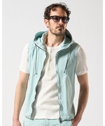 wjk(_WFCPC)cut-off hooded vest(xXg)
