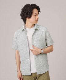 TAKEO KIKUCHI | 【小花ギンガムチェック】リップル小花チェック シャツ(シャツ/ブラウス)