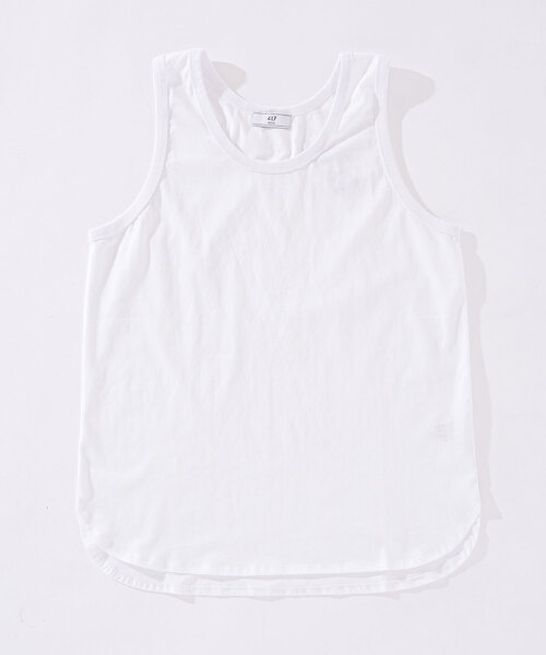 417 EDIFICE（フォーワンセブンエディフィス）の「レイヤード テンジク タンクトップ（タンクトップ・メンズ・ブラック/ブルー/ホワイト/ライトグレー・LARGE/MEDIUM/SMALL）」の2枚目の写真