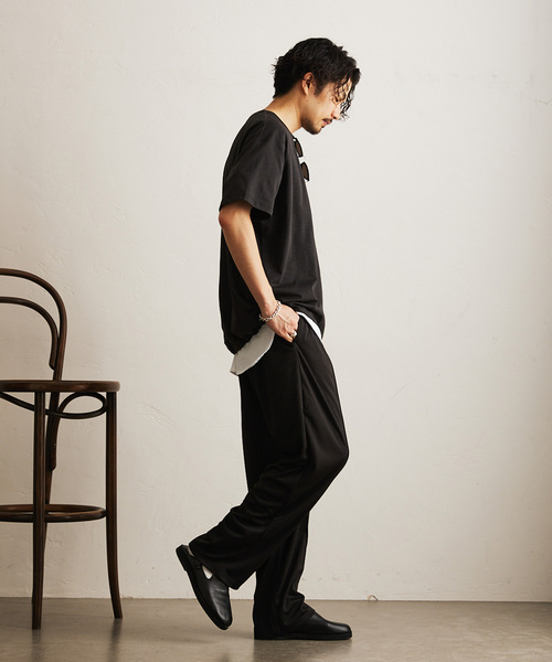 417 EDIFICE（フォーワンセブンエディフィス）の「レイヤード テンジク タンクトップ（タンクトップ・メンズ・ブラック/ブルー/ホワイト/ライトグレー・LARGE/MEDIUM/SMALL）」の10枚目の写真