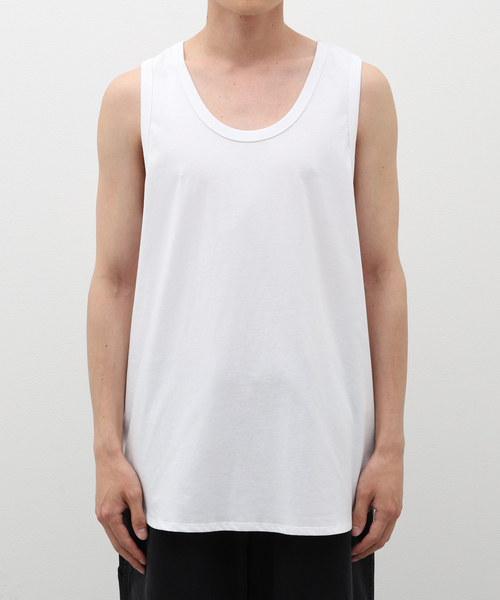 417 EDIFICE（フォーワンセブンエディフィス）の「レイヤード テンジク タンクトップ（タンクトップ・メンズ・ブラック/ブルー/ホワイト/ライトグレー・LARGE/MEDIUM/SMALL）」の5枚目の写真