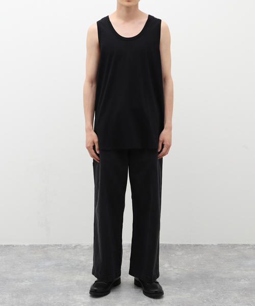 417 EDIFICE（フォーワンセブンエディフィス）の「レイヤード テンジク タンクトップ（タンクトップ・メンズ・ブラック/ブルー/ホワイト/ライトグレー・LARGE/MEDIUM/SMALL）」の17枚目の写真