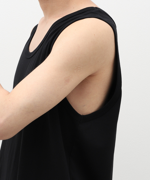 417 EDIFICE（フォーワンセブンエディフィス）の「レイヤード テンジク タンクトップ（タンクトップ・メンズ・ブラック/ブルー/ホワイト/ライトグレー・LARGE/MEDIUM/SMALL）」の18枚目の写真