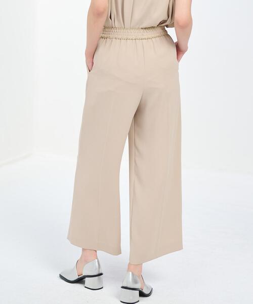 LANVIN en Bleu（ランバンオンブルー）の「ジョーゼットゴムワイドパンツ（その他パンツ・レディース・ブラック/ベージュ・38/36）」の10枚目の写真