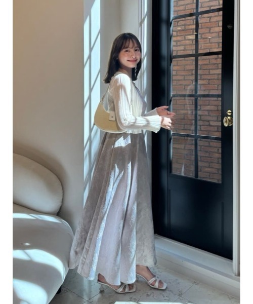 Random Ribbed Knit Cardigan（カーディガン/ボレロ）｜Her lip to