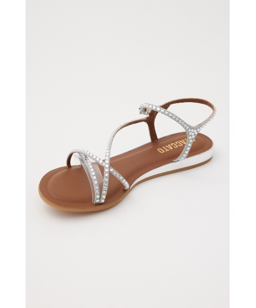STACCATO(スタッカート)の「メタストーンクロスフラット(サンダル・レディース・シルバー・22.5cm/23cm/23.5cm/24cm/24.5cm)」の12枚目の写真