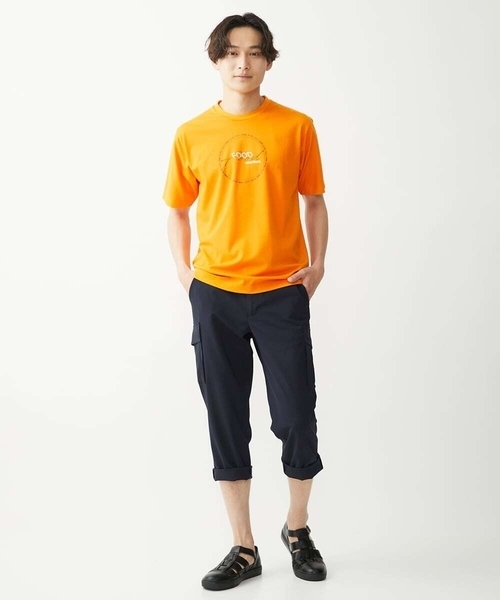 MK MICHEL KLEIN HOMME （エムケーミッシェルクランオム）の「【ラスト１/残りわずか/在庫限り】クロップドカーゴパンツ / シャリポリストレッチ（カーゴパンツ・メンズ・グレー/ライトカーキ/ネイビー・50/48/46）」の10枚目の写真