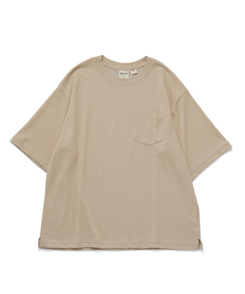  j.n.r.d（ジェー・エヌ・アール・ディー）の「COTTONドライタッチTシャツ（Tシャツ/カットソー・メンズ・ベージュ/サックスブルー/ホワイト/ブラック・L/LL/M）」の3枚目の写真