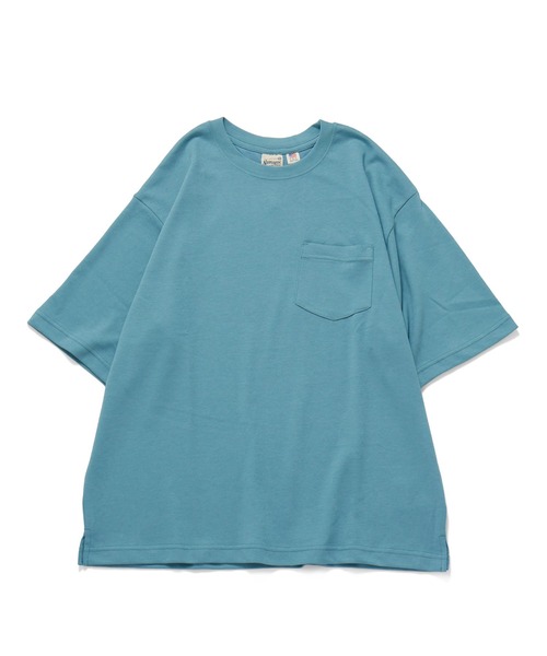  j.n.r.d（ジェー・エヌ・アール・ディー）の「COTTONドライタッチTシャツ（Tシャツ/カットソー・メンズ・ベージュ/サックスブルー/ホワイト/ブラック・L/LL/M）」の4枚目の写真