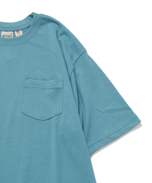  j.n.r.d（ジェー・エヌ・アール・ディー）の「COTTONドライタッチTシャツ（Tシャツ/カットソー・メンズ・ベージュ/サックスブルー/ホワイト/ブラック・L/LL/M）」の7枚目の写真