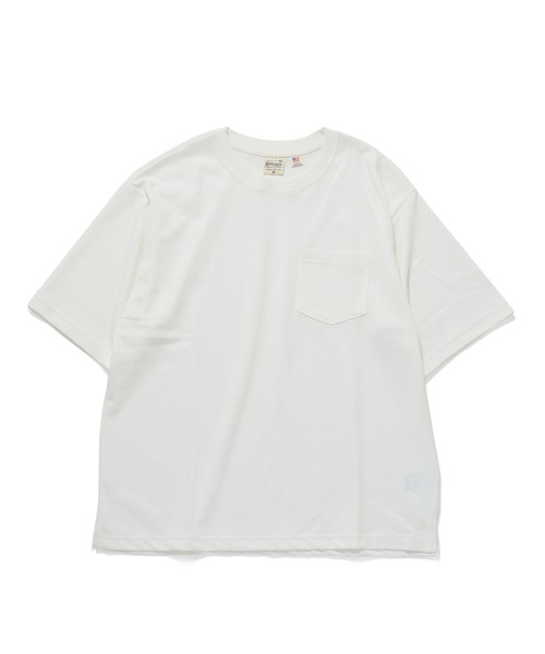  j.n.r.d（ジェー・エヌ・アール・ディー）の「COTTONドライタッチTシャツ（Tシャツ/カットソー・メンズ・ベージュ/サックスブルー/ホワイト/ブラック・L/LL/M）」の19枚目の写真