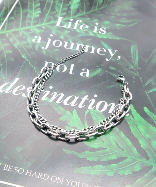 Ressaca（レサーカ）の「シルバー2連チェーンブレスレット（ブレスレット・メンズ・シルバー・FREE）」の5枚目の写真