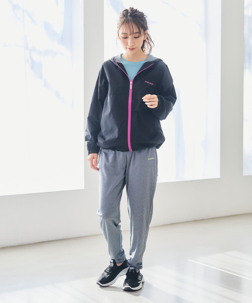 HEAD（ヘッド）の「《UV対策・吸汗速乾》ストレッチメッシュジョガーパンツ【HEAD/ヘッド】（スポーツグッズ・レディース・ブラック/チャコールグレー/ネイビー/パープル・LL/M/L）」の15枚目の写真