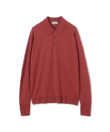 JOHN SMEDLE DORSET ウール ニットポロシャツ
