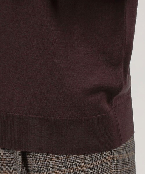 JOHN SMEDLEY(ジョンスメドレー)の「JOHN SMEDLE DORSET ウール ニットポロシャツ(ニット/セーター・メンズ・ブラック/ピンク/ブラウン・M/L)」の7枚目の写真