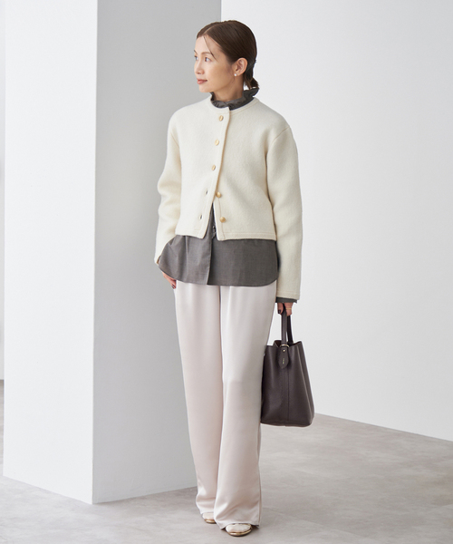 IENA（イエナ）の「LORISTELLA/ロリステッラ NINA レザートートバッグ 2850（トートバッグ・レディース・ブラック/アイボリー/ブラウン/キャメル・FREE）」の19枚目の写真