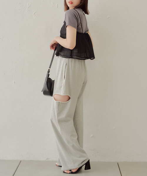【新品タグ付】ニット キャミ コルセット セール】コルセットキャミ+インナーセットT（Tシャツ/カットソー