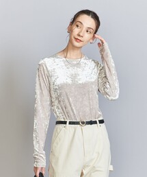 BEAUTY&YOUTH UNITED ARROWS | ベロアロングスリーブ Tシャツ(Tシャツ/カットソー)