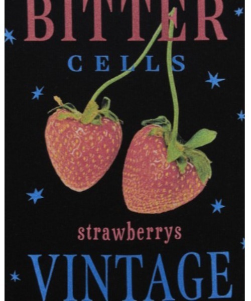 BITTER CELLS（ビターセルズ）の「BITTER CELLS／BERRY Tシャツ（Tシャツ/カットソー・レディース・ホワイト/ピンク/ブラック・SMALL）」の9枚目の写真