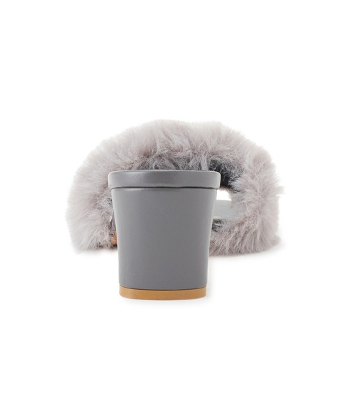 Juze(ジュゼ)の「ファーサンダル(ドレスシューズ・レディース・グレー/ベージュ系その他2・S/M/L)」の13枚目の写真