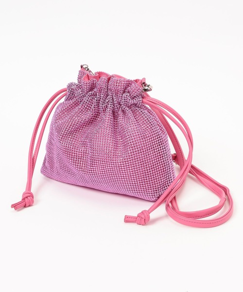 LOWRYS FARM(ローリーズファーム)の「キラキラメッシュBAG 138010(ショルダーバッグ・レディース・ブラック/ピンク/シルバー・FREE)」の19枚目の写真