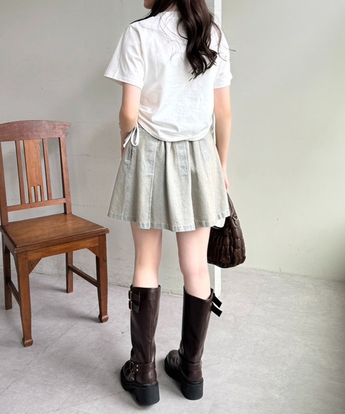one after another NICE CLAUP(ワンアフターアナザーナイスクラップ)の「サイドドロストアソートTシャツ(Tシャツ/カットソー・レディース・ホワイト系その他/ピンク系その他/スミクロ/ホワイト系その他2/ピンク系その他2/ピンク/オフホワイト/イエロー/ホワイト・FREE)」の15枚目の写真