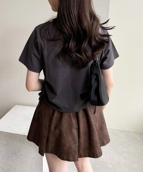 one after another NICE CLAUP(ワンアフターアナザーナイスクラップ)の「サイドドロストアソートTシャツ(Tシャツ/カットソー・レディース・ホワイト系その他/ピンク系その他/スミクロ/ホワイト系その他2/ピンク系その他2/ピンク/オフホワイト/イエロー/ホワイト・FREE)」の21枚目の写真