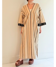 セール】STRIPE LACE UP DRESS（ワンピース）｜sara mallika