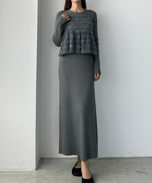 LOEFF ジャガードビスチェ LOEFF レモン ジャガード ビスチェ - メルカリ